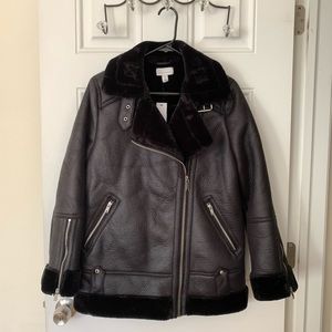 Topshop motorcycle coat